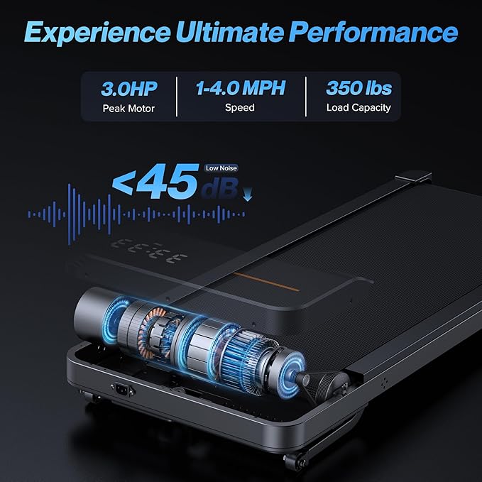 WELLFIT Walking Pad Treadmill with 10% Auto/Manual Incline for Home Office Apartment– 360 LBS Capacity, Under Desk Treadmill with Hiking Climbing Mode for Efficient Fat-Burn, Wide Running Belt-StrideForce Fitness