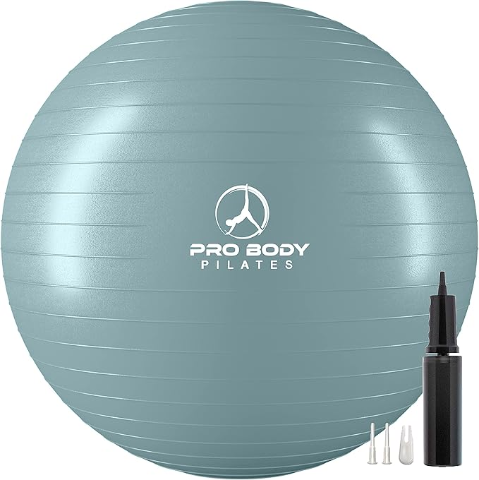 ProBody Pilates Yoga Ball - Fresh Colors Exercise Ball for Stability, Pregnancy, Workout & Physical Therapy-StrideForce Fitness