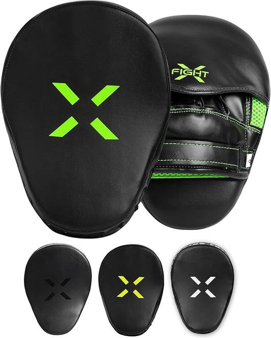 Punching Mitts for Boxing Leather Curved Punch Mitts Men & Women MMA Training Equipment Muay Thai Sparring Training Mitts MMA Hitting Pads Available Multiple Colors-StrideForce Fitness