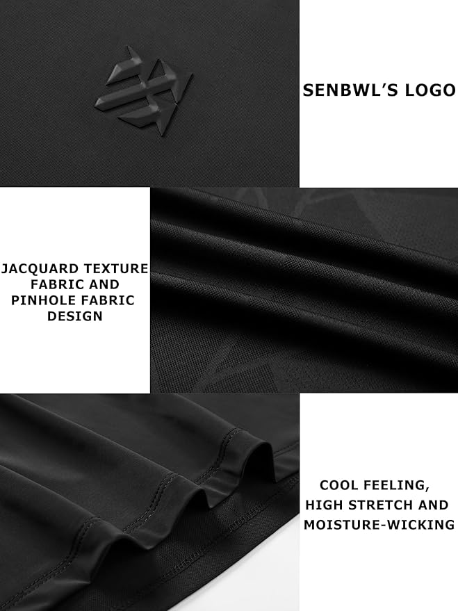 Mens Seamless Workout T-Shirts Lightweight Moisture Wicking Running Hiking Camping Tennis Pickleball Shirts for Men-StrideForce Fitness