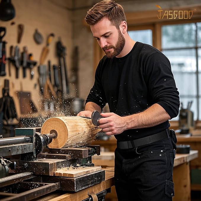 JASGOOD Nylon Canvas Breathable Military Tactical Men Waist Belt With Plastic Buckle-StrideForce Fitness