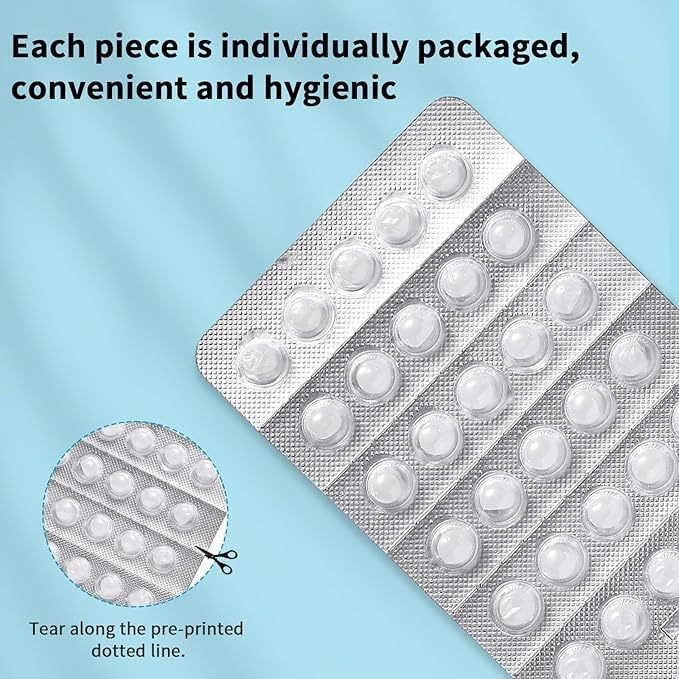 Orthodontic Wax 120 Pack, Easy to Mold Braces Wax, Dental Wax Long-Lasting Hold, Portable and Easy to Tear,Food Grade Relief Wax for Home Travel Office (Unscented)