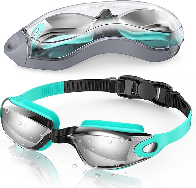 Aegend Swim Goggles, Swimming Goggles No Leaking Full Protection Adult Men Women Youth-StrideForce Fitness