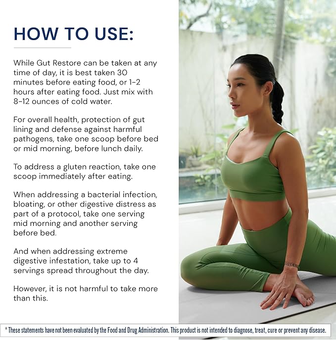 BodyHealth Gut Restore with PerfectAmino, ImmunoLin, and Humic Acid - Gut Health Supplement for Digestive and Immune Support - Unflavored - 30 Servings-StrideForce Fitness