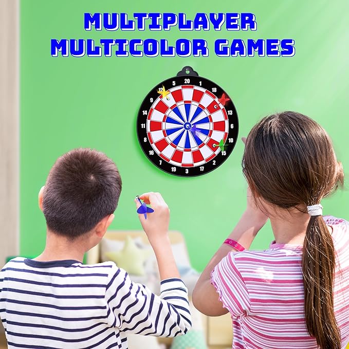 Magnetic Dart Board for Kids Indoor Outdoor Kids Games and Party Games, Christmas Birthday Gifts Toys for Boys Age 3-12-StrideForce Fitness