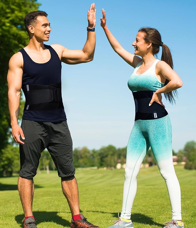 TAILONG Neoprene Waist Trimmer Ab Belt for Men Waist Trainer for Women Corset Slimming Body Shaper Workout Sauna Sweat Band-StrideForce Fitness