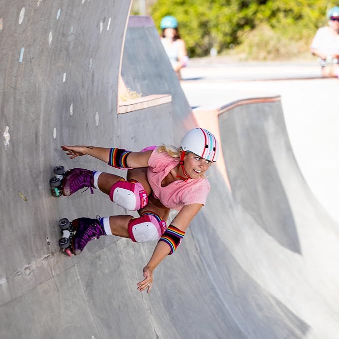 Triple Eight Certified Sweatsaver Helmet for Skateboarding, BMX, Roller Derby, Roller Skating, Inline Skating, Scooter and Bike-StrideForce Fitness