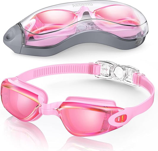 Aegend Swim Goggles, Swimming Goggles No Leaking Full Protection Adult Men Women Youth-StrideForce Fitness