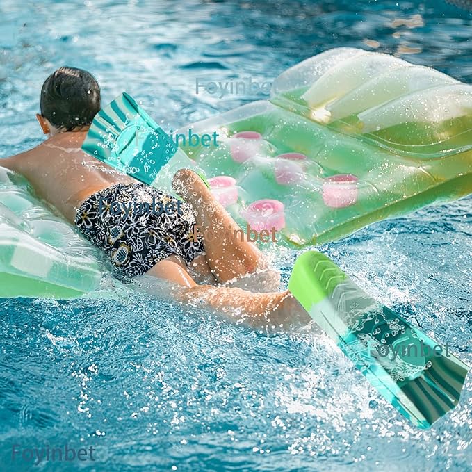 Kids Swim Fins,Short Kids Fins Youth Swimming Flippers for Lap Swimming Training for Children Girls Boys Beginners-StrideForce Fitness