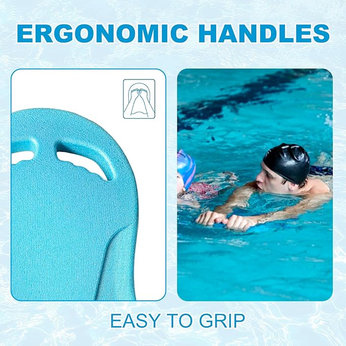 Swimming Kickboard, Lightweight and High Buoyancy Swim Training Board for Swimmers, Durable EPP Material, Ideal for Pool Exercise and Swimming Lessons-StrideForce Fitness