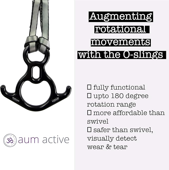 Aerial Silks Starter Kit - Durable 9 Yards of Aerial Yoga Hammock with Hardware & Guide - Aerial Swing for Acrobatic Flying Yoga & All Levels (Aerial Rigging Point Up to 13ft)-StrideForce Fitness