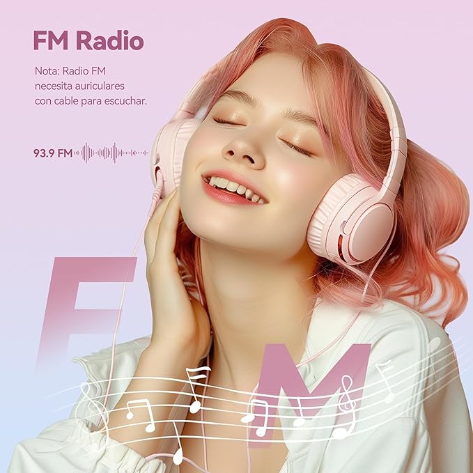 AGPTEK 64GB MP3 Player with Bluetooth, M3 2.4 inch Music Player with Speaker and FM Radio, Touch Buttons, Supports Up to 128GB, Pink-StrideForce Fitness