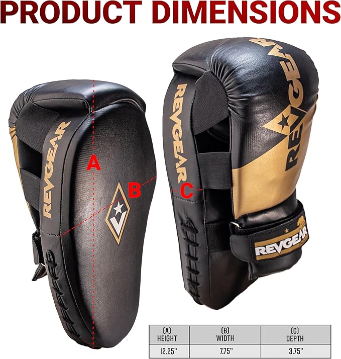 Revgear Phoenix Boxing Mitts and Pads Pair (All in One - Target & Glove) - Ideal Boxing Equipment for Men, Women, Kids - Perfect for MMA, Muay Thai, Kickboxing, Sparring, and Boxeo Training-StrideForce Fitness