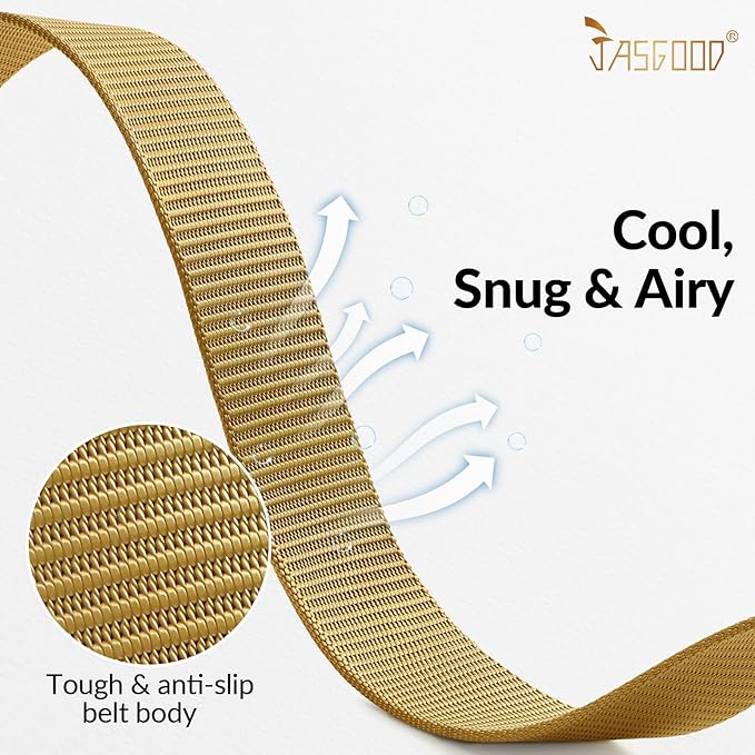 JASGOOD Nylon Canvas Breathable Military Tactical Men Waist Belt With Plastic Buckle-StrideForce Fitness