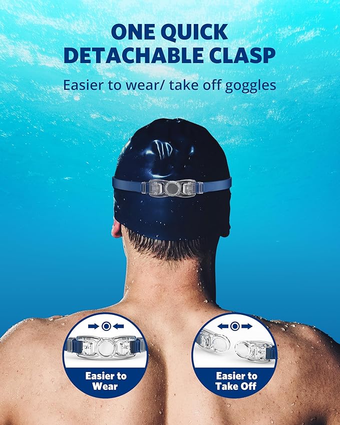 Aegend Swim Goggles, Swimming Goggles No Leaking Full Protection Adult Men Women Youth-StrideForce Fitness