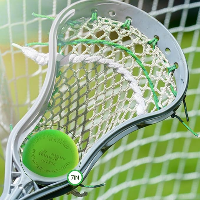 Combo Bundle of Durable Magnetic Lacrosse Goal Targets/Hockey Targets with 4 Pearl Lacrosse LT Textured Balls and 4 Tethers| Lacrosse Net Goalie Targets-StrideForce Fitness
