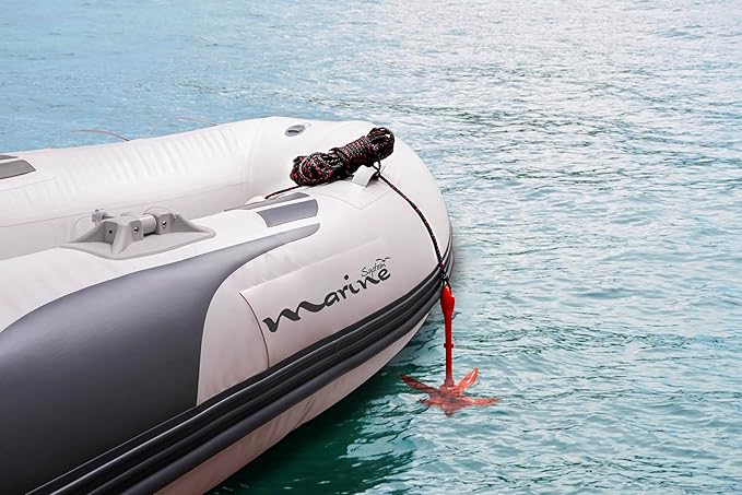 Boat Anchor 3.5 lb Folding Anchor, Grapnel Anchor Kit for Kayaks, Canoes, Paddle Boards-StrideForce Fitness