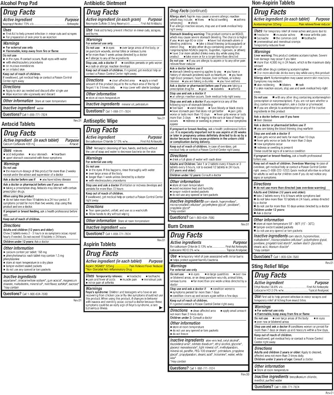 Be Smart Get Prepared First Aid Kit, Teal, 326 Piece, Exceeds OSHA and ANSI Guidelines 100 People - Office, Home, Car, School, Emergency, Survival, Camping, Hunting and Sports-StrideForce Fitness
