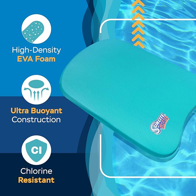 Sunlite Sports Swimming Kickboard - One Size Fits All - A Great Training Aid for Children and Adults-StrideForce Fitness