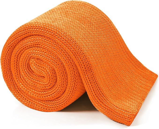 L'AGRATY Knitted Weighted Blanket - 50"x60" 7lbs Cooling Chunky Knit Heavy Blanket for Adults Braided Crochet Throw Thick Cable Yarn Knit Decorative No Beads Evenly Weighted Machine Washable-StrideForce Fitness