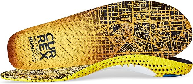 CURREX RunPro Insoles for Running Shoes – Arch Support Inserts to Help Reduce Fatigue, Prevent Injuries & Boost Performance – for Men & Women – Medium Arch, 2X-StrideForce Fitness