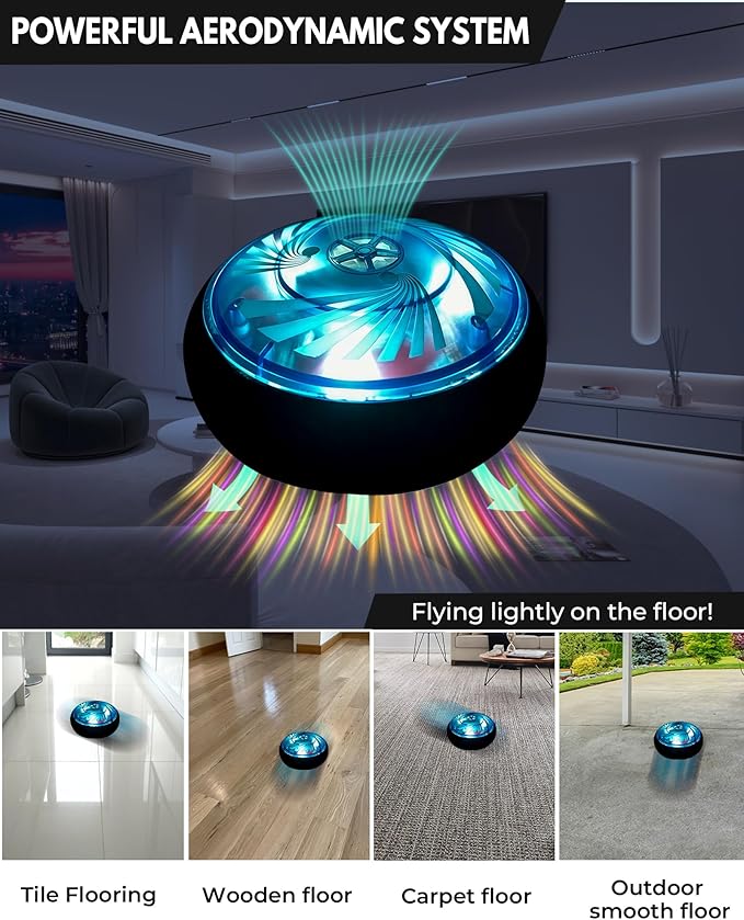 Hockey Stick Handling Trainer – Adjustable Hockey Training Equipment Set with Hover Soccer Ball, Mini Goal & Sticks – Improve Skills & Coordination for Kids & Teens-StrideForce Fitness