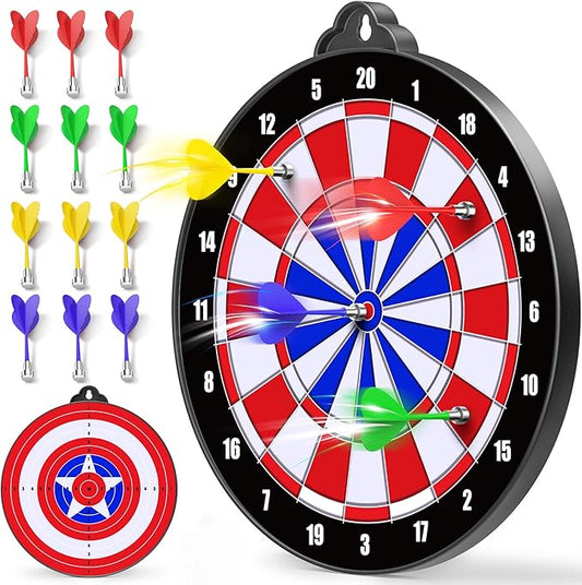 Magnetic Dart Board for Kids Indoor Outdoor Kids Games and Party Games, Christmas Birthday Gifts Toys for Boys Age 3-12-StrideForce Fitness
