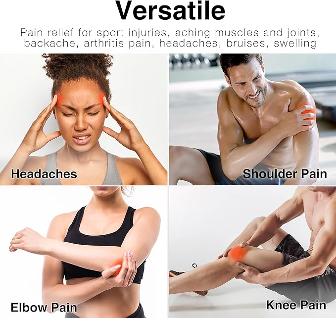 LotFancy Ice Pack for Injuries, Pack of 2, FSA HSA Eligible, Reusable Hot Cold Pack for Therapy, Cooling or Heating Pad for First Aid, Back Shoulder Neck Head Feet Pain Relief, 11 x 5 Inches-StrideForce Fitness