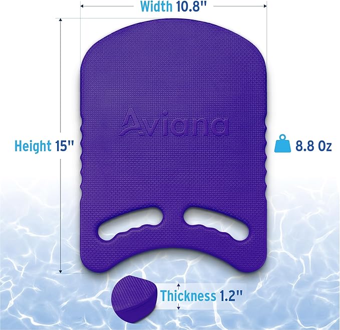 Junior Kickboard Buoy for Youth Children & Toddlers Swimming Aid & Exercise Training Board for Kids to Learn to Swim with Kick Boards in Pool BPA Free-StrideForce Fitness