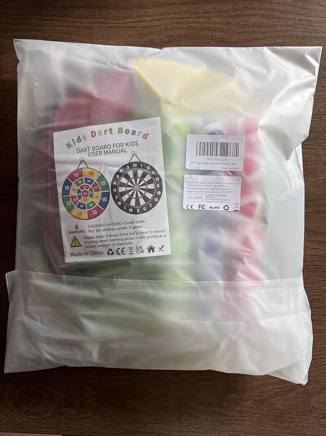 29 Inches Dart Board for Kids，Kids Large Dart Board with Sticky Balls and Darts，Indoor/Outdoor Sport Party Fun Games Toys Birthday Gifts for 3 4 5 6 7 8 9 10 11 12+Year Old Boys Girl-StrideForce Fitness