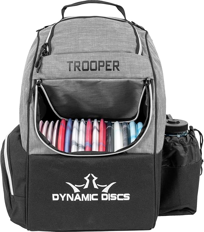 Dynamic Discs Trooper Disc Golf Bag | Large Frisbee Bags with 18+ Discs Capacity | Lightweight & Durable Backpack | Great Gifts or Disc Golf Accessories for Men | Ideal for Beginners & Pro Players-StrideForce Fitness