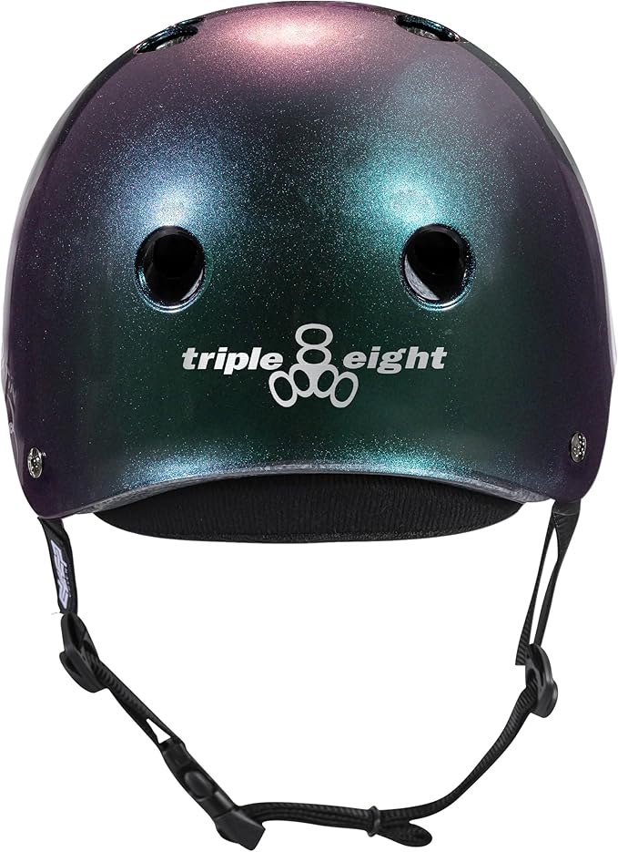 Triple Eight Deep Cover Helmet - Ideal for Skateboarding, Bicycling, BMX, and Roller Skating-StrideForce Fitness