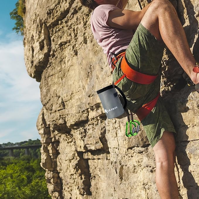 SEPEAK UIAA 30kN Climbing Carabiner Clips, Professional Heavy Duty Twist Locking Carabiners for Climbing,Mountaineering, Rappelling, Camping, Hiking, Swings, Large D Ring Hooks-StrideForce Fitness