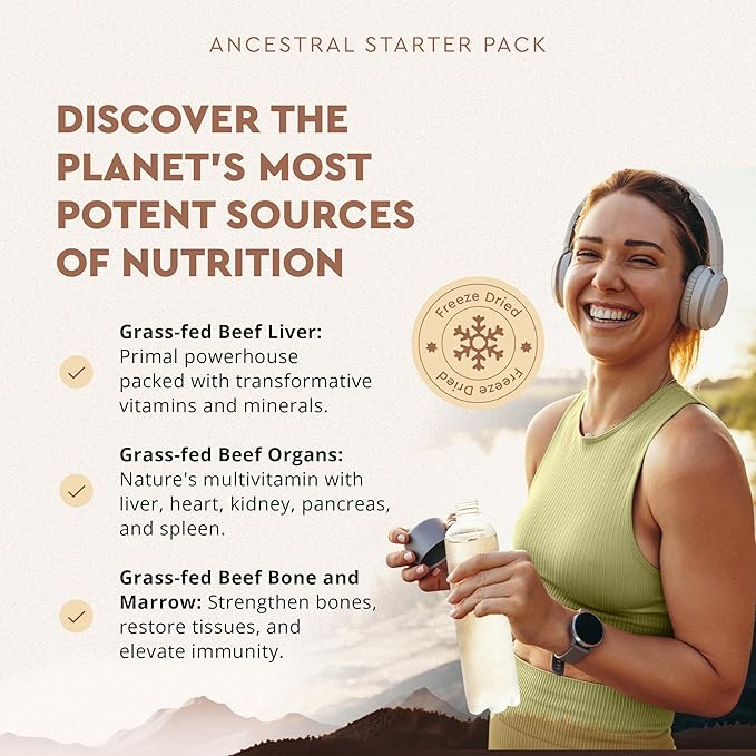 Ancestral Supplements Beef Organs and Stack Variation (Organs Starter Pack)-StrideForce Fitness
