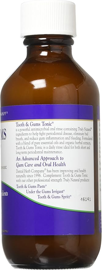 Soothe Gums & Freshen Breath Naturally | Herbal Oral Rinse with Essential Oils | Alcohol-Free, Fluoride-Free Mouthwash | Plant-Based Oral Care | Tooth & Gums Tonic by Dental Herb Company