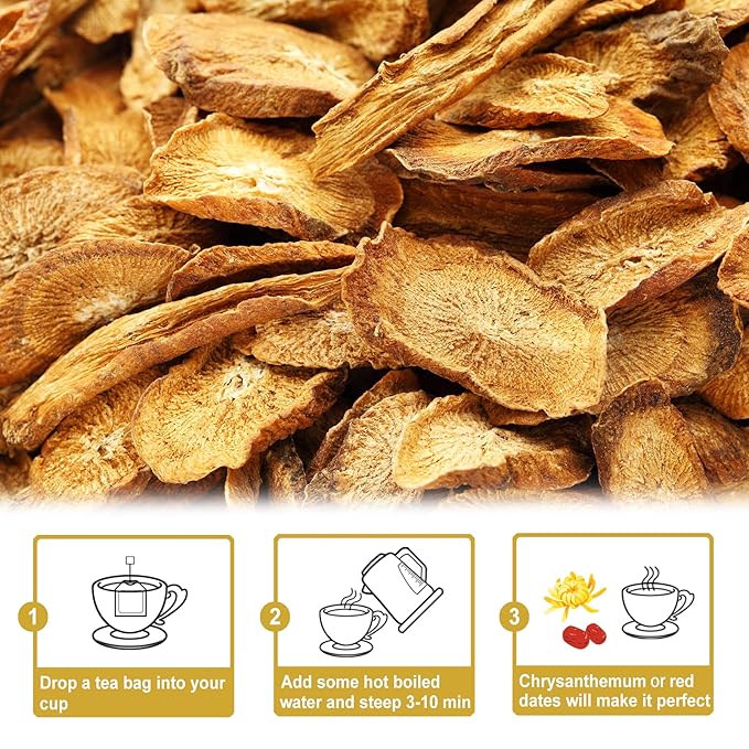 TEARELAE - Burdock Root Tea - 2.5g x 50 Count Burdock Root Tea Bags - Premium Natural Burdock Root - Premium Arctium Lappa Herbal Tea - Caffeine-Free, Non-GMO-StrideForce Fitness