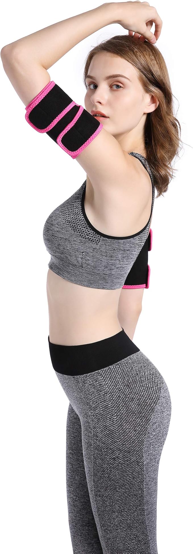 Bakerdani Hot Sweat Neoprene Compression Arm Sauna Sleeves Slimmer Bands Wraps Arm Trimmers for Men & Women (a Pair)-StrideForce Fitness