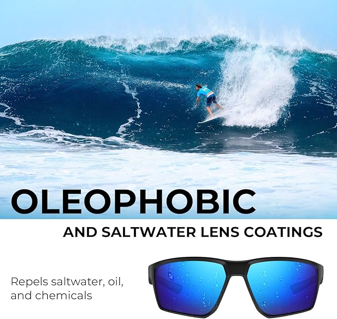 KastKing Osage Polarized Sport Sunglasses for Men and Women, Ideal for Driving Fishing Cycling Running, UV Protection-StrideForce Fitness