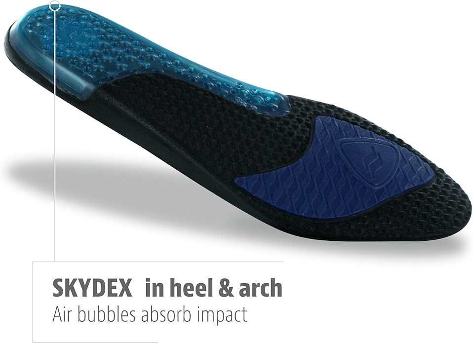 Sof Sole Insoles Men's AIRR Performance Full-Length Gel Shoe Insert-StrideForce Fitness