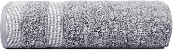 CASA COPENHAGEN, Designed in Denmark, 600 GSM, Hand Towels 16x28 Inches, Set of 10 - Grey Violet, Super Soft and Absorbent, Egyptian Cotton Towels for Bathroom & Kitchen-StrideForce Fitness