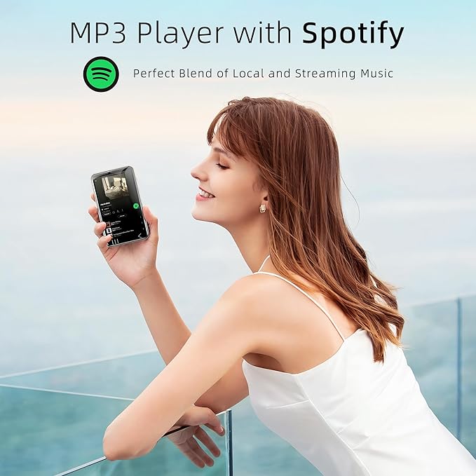 G7 MP3 Player with Bluetooth and WiFi- MP4 Player with Spotify and Camera, Android MP3 Player, Touchscreen 144GB MP4 Music Player with Speaker,Support YouTube, Audible-StrideForce Fitness