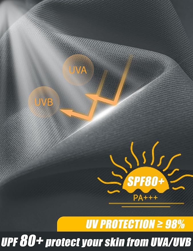 MAGCOMSEN Men's Short Sleeve UPF 50+ Sun Protection Shirts Quick Dry Athletic T-Shirt Hiking Running Swimming Rash Guard-StrideForce Fitness