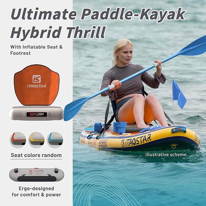 Journey 11'6" / 11'×34" / 11'×35" Extra Wide Paddle Board, One-Stop Premium SUP Board Accessories, Tailored Fins, Stable Inflatable Stand Up Paddle Boards for Youth/Adults of All Skill Levels-StrideForce Fitness