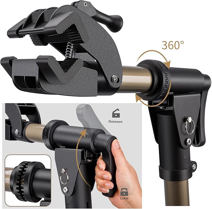 Bike Repair Stand (Max 80lbs) - Bike Stand Rack for Workstand Maintenance - E Bike Repair Stand Bicycle Shop Home Mechanics for Mountain Bike and Road Bike-StrideForce Fitness