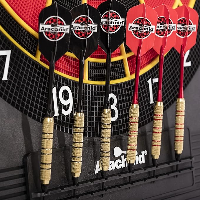 Arachnid Cricket Pro 650 Standing Electronic Dartboards with 24 Games, 132 Variations, and 6 Soft-Tip Darts Included-StrideForce Fitness