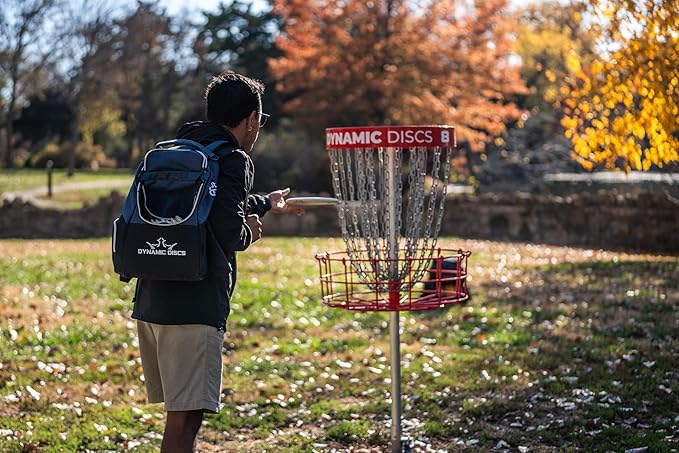 Dynamic Discs Trooper Disc Golf Bag | Large Frisbee Bags with 18+ Discs Capacity | Lightweight & Durable Backpack | Great Gifts or Disc Golf Accessories for Men | Ideal for Beginners & Pro Players-StrideForce Fitness