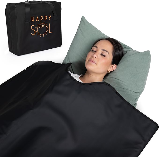 Far Infrared Sauna Blanket for Home, Portable Infrared Sauna Blanket for Therapy, Sauna Blanket for Detox, Suitable for Relaxation and Exercise Recovery, Very Low EMF-StrideForce Fitness