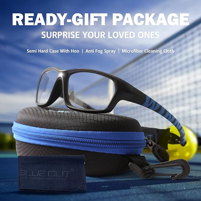 BLUE CUT Sports Protection Goggles, Anti-Fog Lenses Safety Glasses for Basketball, Pickleball and All Outdoor Sports-StrideForce Fitness