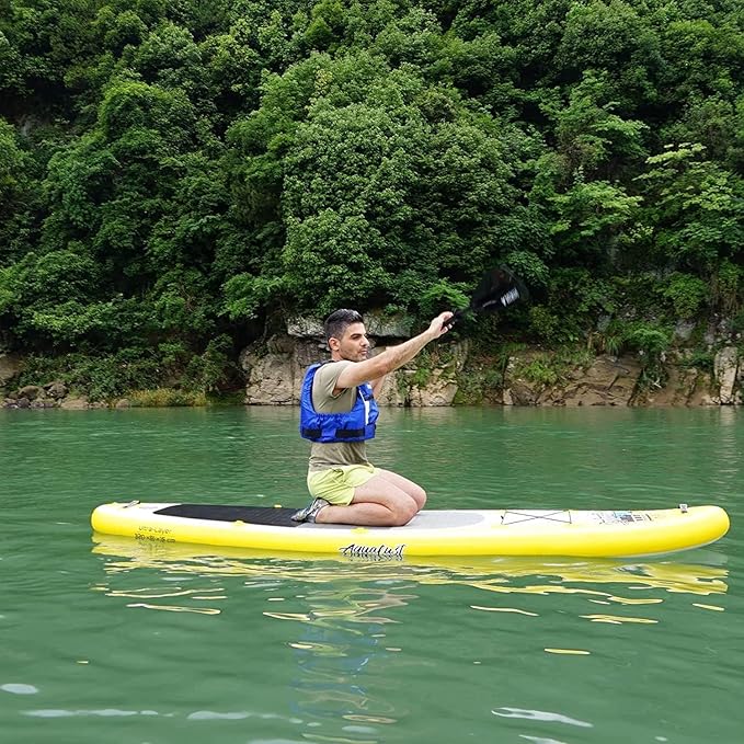 Kayak Paddle 4 Pieces Aluminum Shaft and PP Blade Floating 86.6in/220cm, 90.5inch/230cm Lightweight Oars-StrideForce Fitness