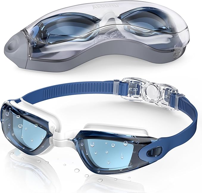 Aegend Swim Goggles, Swimming Goggles No Leaking Full Protection Adult Men Women Youth-StrideForce Fitness